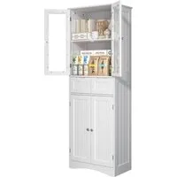 Blishom Hochschrank Vorratsschrank Küchenschrank Mehrzweckschränke