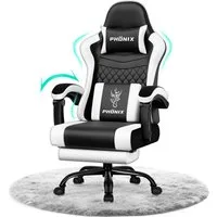 Adormii Gaming-Stuhl Gaming Stuhl ergonomisch Gaming Chair Bürostuhl verstellbare (Gaming Stuhl mit verstellbaren Lendenkissen, Armlehne und Kopfstütze, Gamer Stuhl Bequeme Sitzkissen), gepolsterter Gaming-Stuhl, bis 150 kg Belastbarkeit
