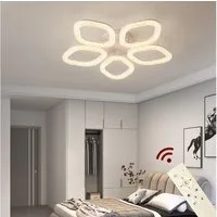 Euroton LED Deckenleuchte LED Deckenlampe XL DL Fernbedienung Lichtfarbe/Helligkeit einstellbar, LED fest integriert, mit Fernbedienung kaltweiß-neutalweiß -warmweiß, 7000k-3000k stufenlos einstellbar, mit Fernbedienung steuerbar