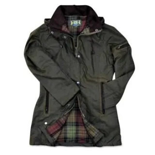 ROMNEYS Wachsjacke New Ashdown oliv M - INT
