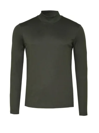 DESOTO - Casual Turtleneck solid green - Gr. - XXL