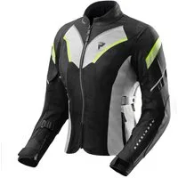 Rebelhorn Motorradjacke Hiflow 5 wasserdichte Damen Motorrad Textiljacke Rückenprotektor enthalten,Verbindungsreißverschluss,Ellenbogenpro