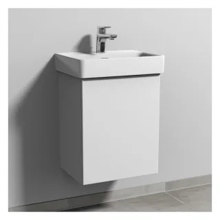 Sanipa 3way Waschtischunterbau zu Laufen Pro S Waschtisch mit 1 Tür, Weiß-Soft SM78443