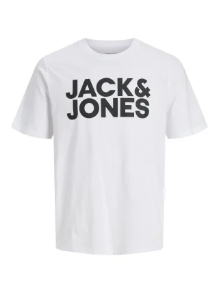 JACK&JONES - JJECORP LOGO TEE SS O-NECK NOOS White - Gr. - XL