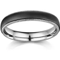 Zeeme Fingerring Edelstahl matt/glanz