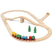 BRIO® Spielzeug-Eisenbahn 65 Jahre Holzeisenbahn Jubiläums-Zugset, Made in Europe