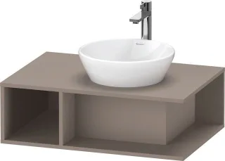 Duravit D-Neo Konsolenwaschtischunterbau wandhängend Basalt Matt 800x550x260 mm - DE495804343 DE495804343