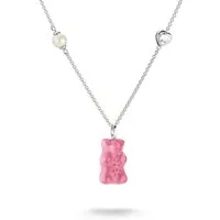 THOMAS SABO Kette mit Anhänger THOMAS SABO x HARIBO: Kette mit Goldbär, mit Kristallglas, Zirkonia (synth) - mit Süßwasserzuchtperle