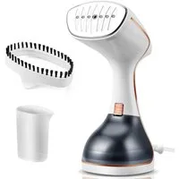 CkeyiN Dampfglätter 1780W Dampfbürste mit 320ML Wassertank Dampfleistung max. 25g/min, 1780,00 W, 3 Dampfstufen LED-Anzeige Heiz-Countdown-Anzeige für Zuhause Reise