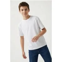 Name It T-Shirt NKMVOBBO SS NREG TOP NOOS loose fit mit leicht überschnittenen Schultern
