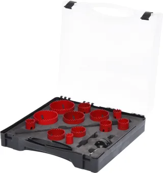 KS Tools Universal-Lochsägen-Satz, 15-tlg - 129.5580