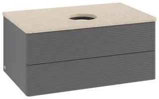 Villeroy & Boch Waschtischunterschrank Antao K19_1 800x360x500mm mit Struktur FK/AP: GK/3 K19113GK