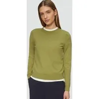 s.Oliver Longpullover Strickpullover Strickpullover aus Viskosemix