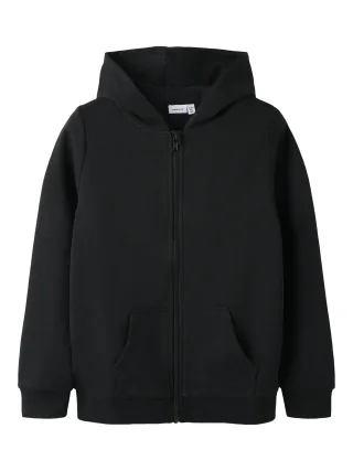 NAME IT - NKMNESWEAT CARD W HOOD UNB NOOS black - Gr. - 125