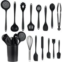 Youyijia Küchenorganizer-Set 15-teiliges Silikon Küchenutensilien Set