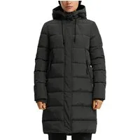 QS Steppjacke lang, mit Kapuze