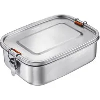 WESTMARK Lunchbox Lunchbox »Viva Maxi«, 1500 ml, Edelstahl 18/8, Silikon, (1-tlg), mit Silikon-Dichtungsring, einsetzbare Trennwand, rostfreier Edelstahl