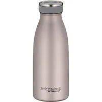 THERMOcafé Isolierflasche TC BOTTLE, aus doppelwandigem Edelstahl, spülmaschinenfest, gummierter Drehverschluss, absolut dicht bei Kohlensäure