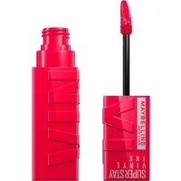MAYBELLINE NEW YORK Lippenstift SUPER STAY VINYL INK, mit mattem Finish, flüssige Textur, bis zu 16h Halt