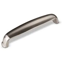 SO-TECH® Möbelgriff Bügelgriff DORON BA 128 mm Aluminium Edelstahloptik (1-St), inkl. Schrauben