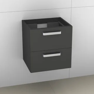 Artiqua 414 Waschtischunterschrank für Venticello 412450 Anthrazit Glanz, 414-WU2L-V102-7065-51 414-WU2L-V102-7065-51