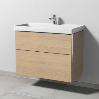 Sanipa 3way Waschtischunterbau zu Villeroy & Boch Avento Waschtisch mit 2 Auszügen, Eiche-Nordic BR62348