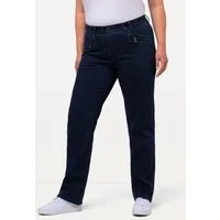 Ulla Popken Regular-fit-Jeans Jeans Mony konisches Bein Reißverschlusstaschen