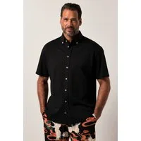 JP1880 Kurzarmhemd Seersucker-Hemd Jersey-Qualität Halbarm Modern Fit