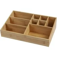 Bambou&Co Organizer Bambou&Co. Bambus Sortierer Aufbewahrungsbox