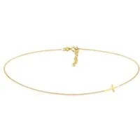 Elli Choker Choker Kreuz Symbol Trend 925 Silber