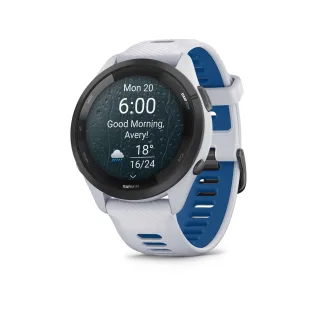 Garmin Smartwatch "FORERUNNER 265 mit Silikon-Armband 22 mm"(/ 1,3 ″)