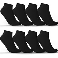 MEDOLY Sneakersocken Sport Quarter Sportsocken für Damen & Herren (8 Paar) mit verstärkter Frotteesohle