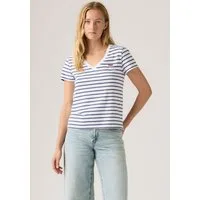 Levi's® V-Shirt PERFECT VNECK mit Mini-Batwing-Logostickerei