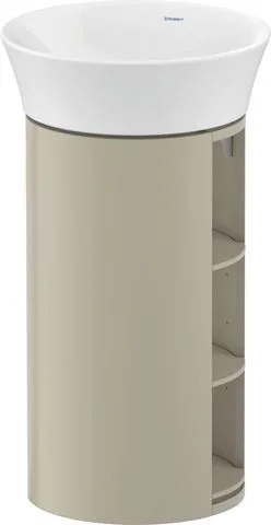 Duravit White Tulip Waschtischunterbau bodenstehend Taupe Seidenmatt 410x410x750 mm - WT423906060 WT423906060