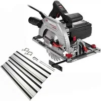 Parkside Akku-Handkreissäge PERFORMANCE Handkreissäge PPHKS 1800 mit Führungsschiene 2 x 700mm
