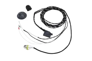 Original Kufatec Adapter Kabel Kabelbaum PDC Steuergerät Zentralelektrik Front & Heck für Audi A3 8Y / Skoda Octavia NX