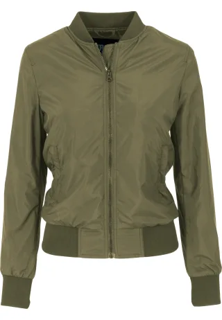 URBAN CLASSICS Allwetterjacke "Urban Classics Damen Ladies Light Bomber Jacket" 1 Stk. tlg. ohne Kapuze