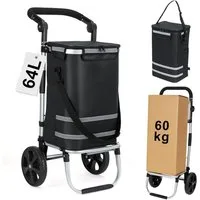 Youyijia Einkaufstrolley Einkaufstrolley 64 L, klappbarer Einkaufswagen