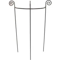 Hirsch Terracotta Rankgitter Staudenhalter HUGO halbrund OB022-100-45-1, robust, stabil, aus Vollmaterial