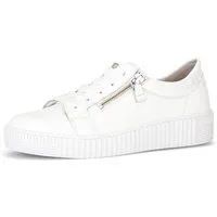 Gabor Plateausneaker Freizeitschuh, Halbschuh, Schnürschuh mit dezentem Fresenbesatz