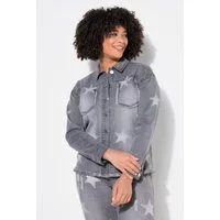 Angel of Style Sommerjacke Jeansjacke Sterne Glitzersteinchen