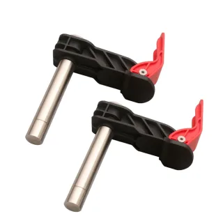 ENJOYWOOD 2 PCS 19mm 20mm Bench Dog Hold Down Quick Clamps Stainless Steel MFT Clamps For MFT Table