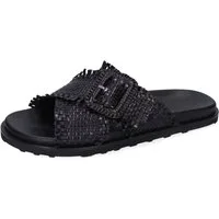 Melvin & Hamilton Petra 7 Leder-Geflochtene Schuhe für Damen Pantolette Flache Absätze, Echtes Leder, Von Hand geflochten