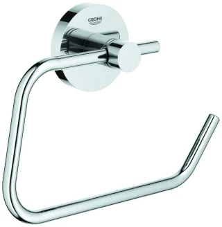 Grohe WC-Papierhalter Essentials 40689 ohne Deckel Metall chrom, 40689001 40689001