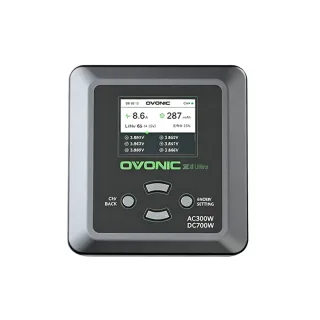 OVONIC X1 Ultra Bluetooth Smart Charger AC 300W DC 700W 16A 1S-6S LiPo / LiFe / Li-ion / NiMH App-Controlled Charger for