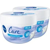 Nivea Gesichtspflege Creme Care 2 x 400ml Intensive Pflege mit 48h Feuchtigkeit, 2-tlg., Mit Vitamin E