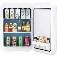 Rebonique Table Top Kühlschrank AQ-22L, 15L/21 Dosen Mini Kühlschrank, 17°C unter Umgebungstemperatur - 65°C