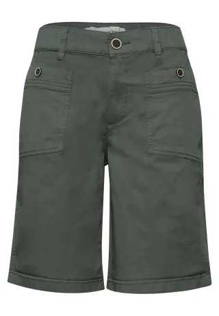 Street One - Straight Leg Bermuda mit Turn-Up cilantro green - Gr. - 42
