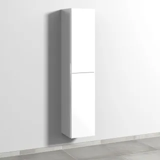 Sanipa 3way Hochschrank mit 2 Türen, Weiß-Glanz BS09378