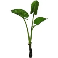 Kunstpflanze Künstliches CALLABLATT 87cm Kunstblume mit 3 Trieben/Blättern. Grün, Gasper, Höhe 87.00 cm